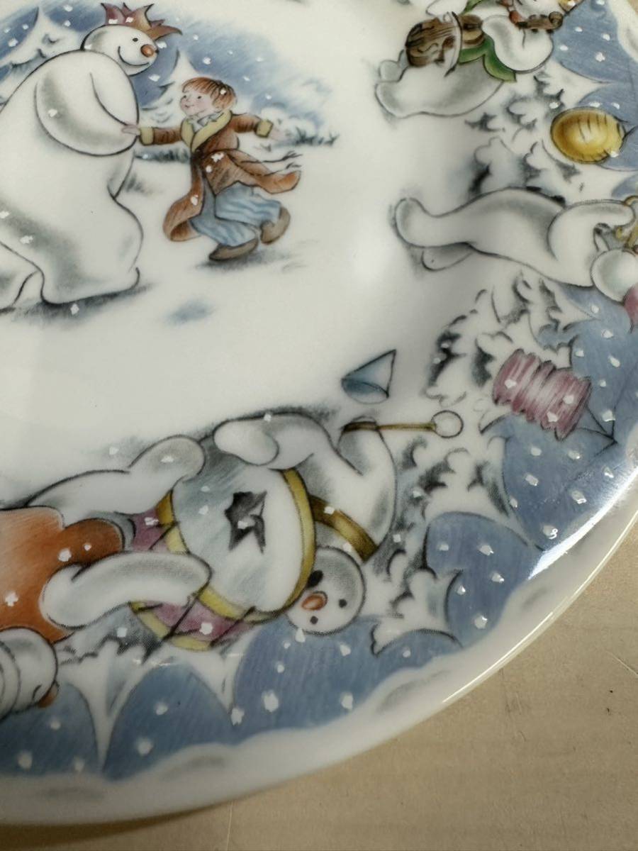 Royal Doulton ロイヤルドルトン snow man ケーキ皿 小皿 2枚セットの画像5