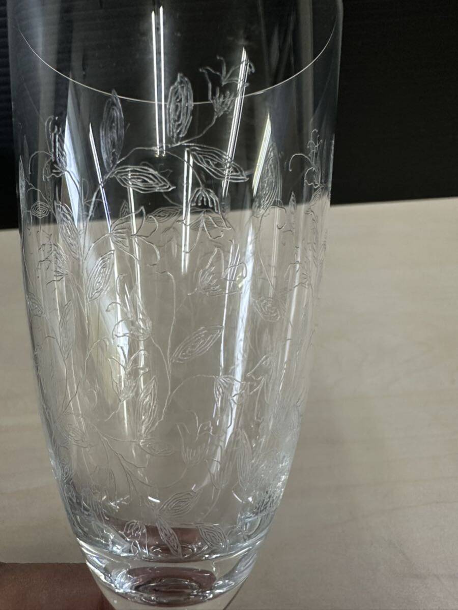BOHEMIA ボヘミア クリスタル ガラス製 ワイングラス ペア グラス 箱付き_画像3