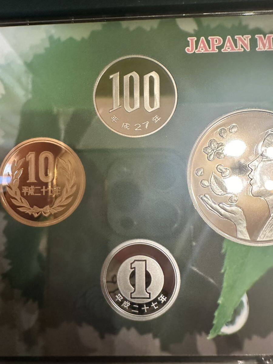 桜の通り抜け 2015プルーフ貨幣セット 一葉 造幣局 記念貨幣 JAPAN MINT _画像10