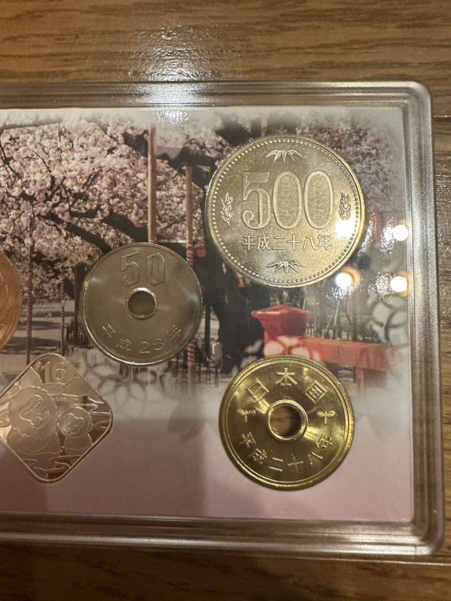 桜の通り抜け貨幣セット 今年の花 牡丹 ミントセット 2016年 平成28年 額面666円 記念硬貨 銀メダル 3_画像5