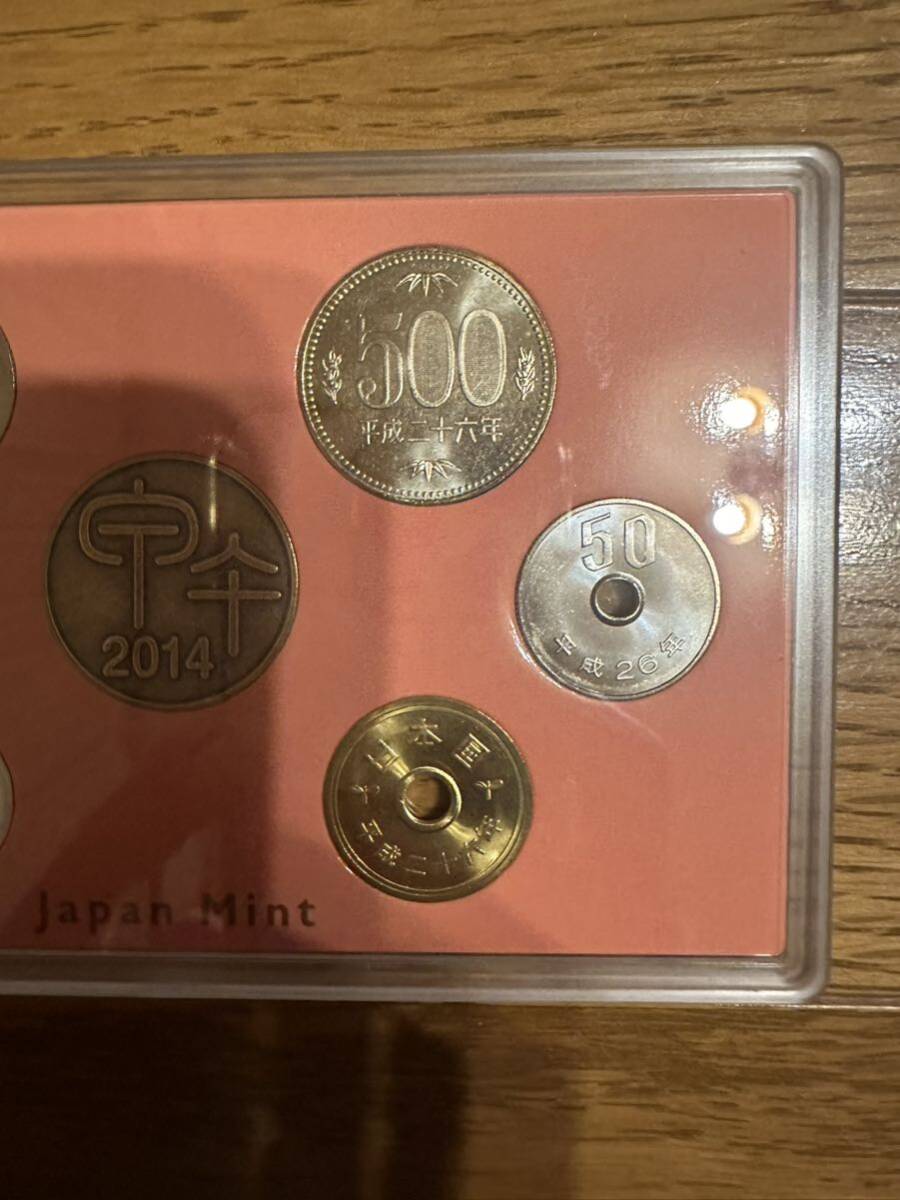 2014年 平成26年 ミントセット MINT SET 貨幣セット Japan Mint 造幣局 額面666円 3_画像5