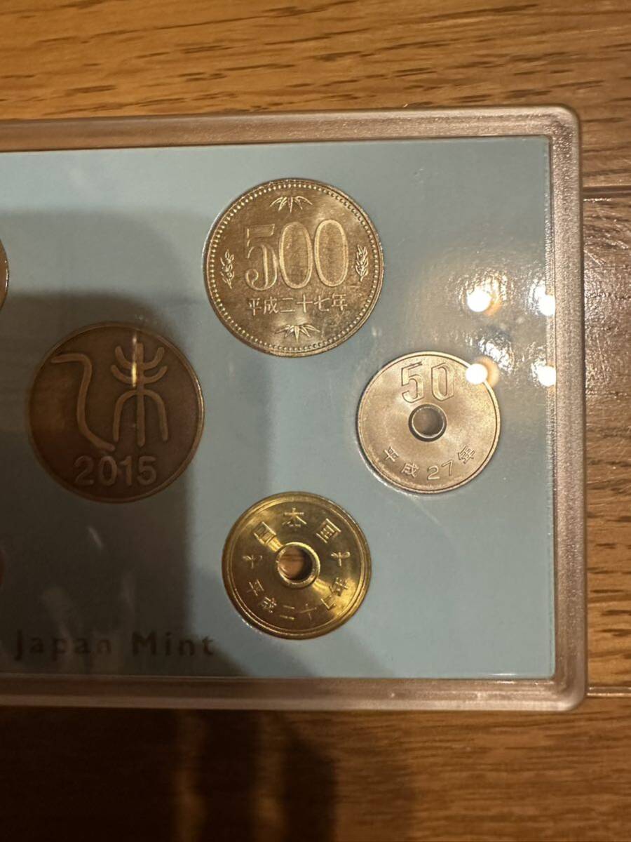 MINT SET 貨幣セット JAPAN COIN SET 2015年 平成 27年 造幣局 ミントセット 3の画像6