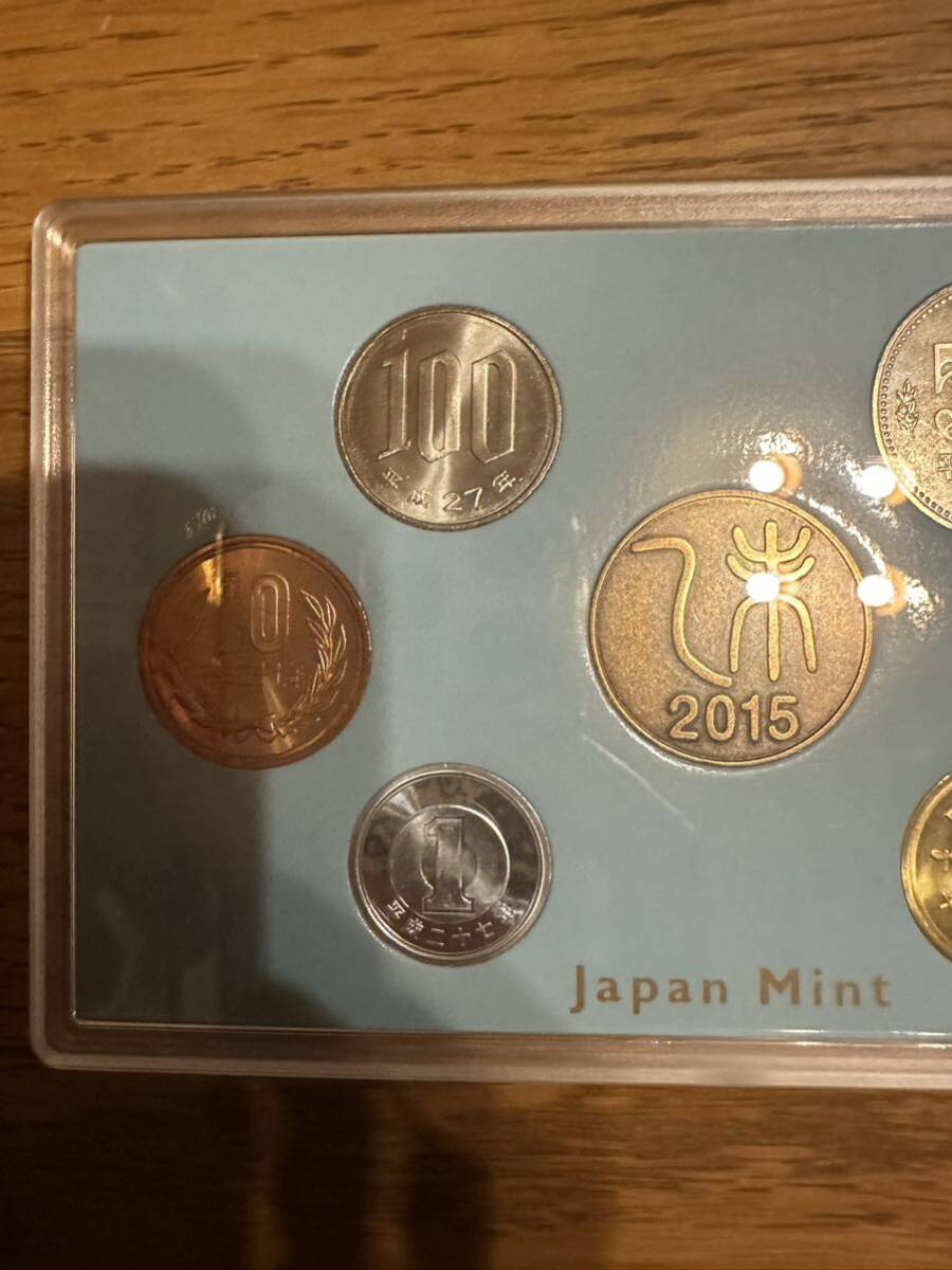 MINT SET 貨幣セット JAPAN COIN SET 2015年 平成 27年 造幣局 ミントセット 3の画像5