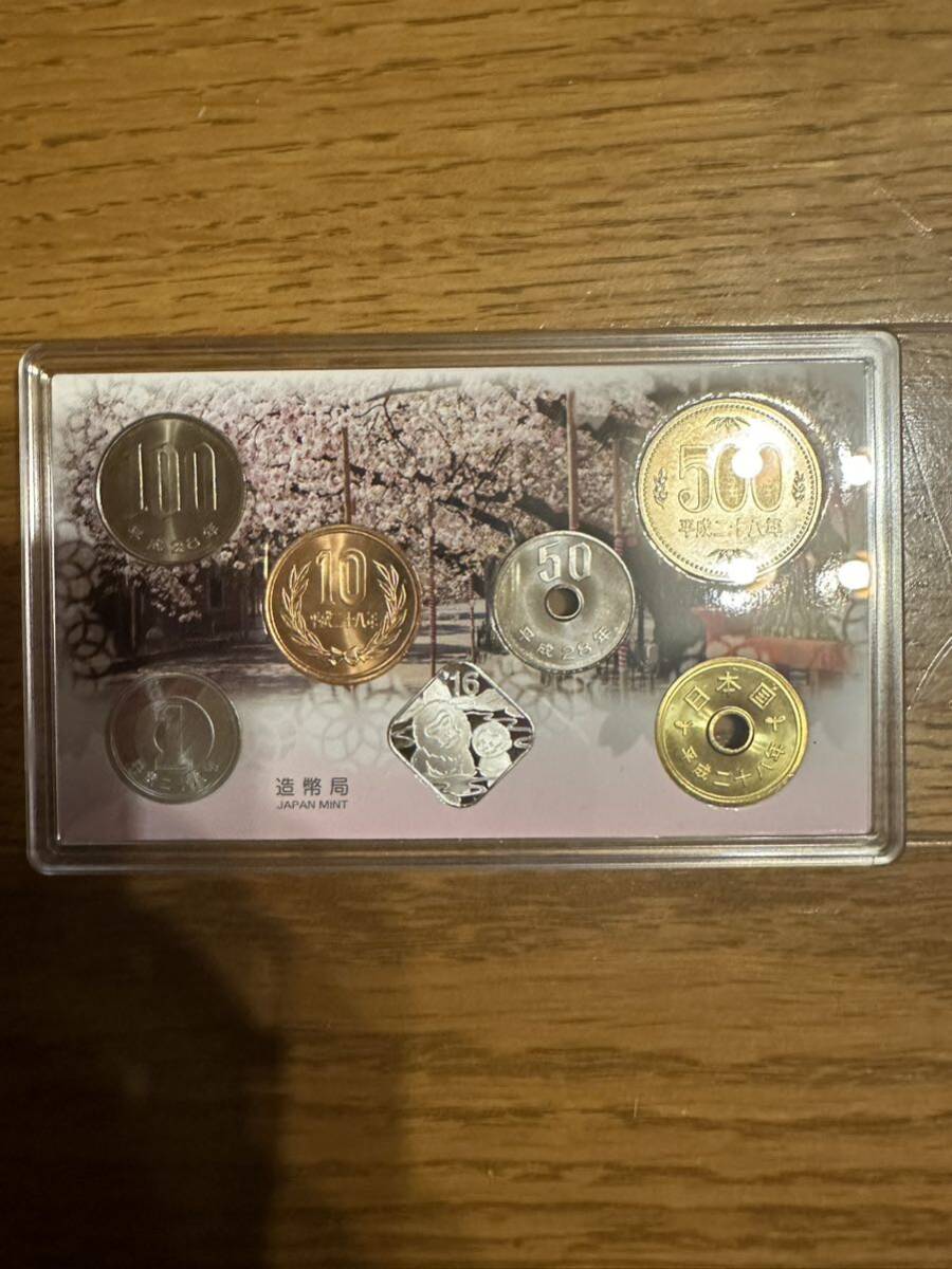 桜の通り抜け貨幣セット 今年の花 牡丹 ミントセット 2016年 平成28年 額面666円 記念硬貨 銀メダル 5_画像3