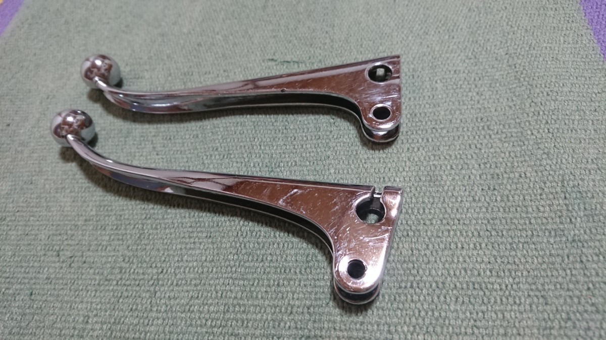  original Triumph original unit front brake clutch lever left right set small ball end 18/752 18/754 T120 TR6