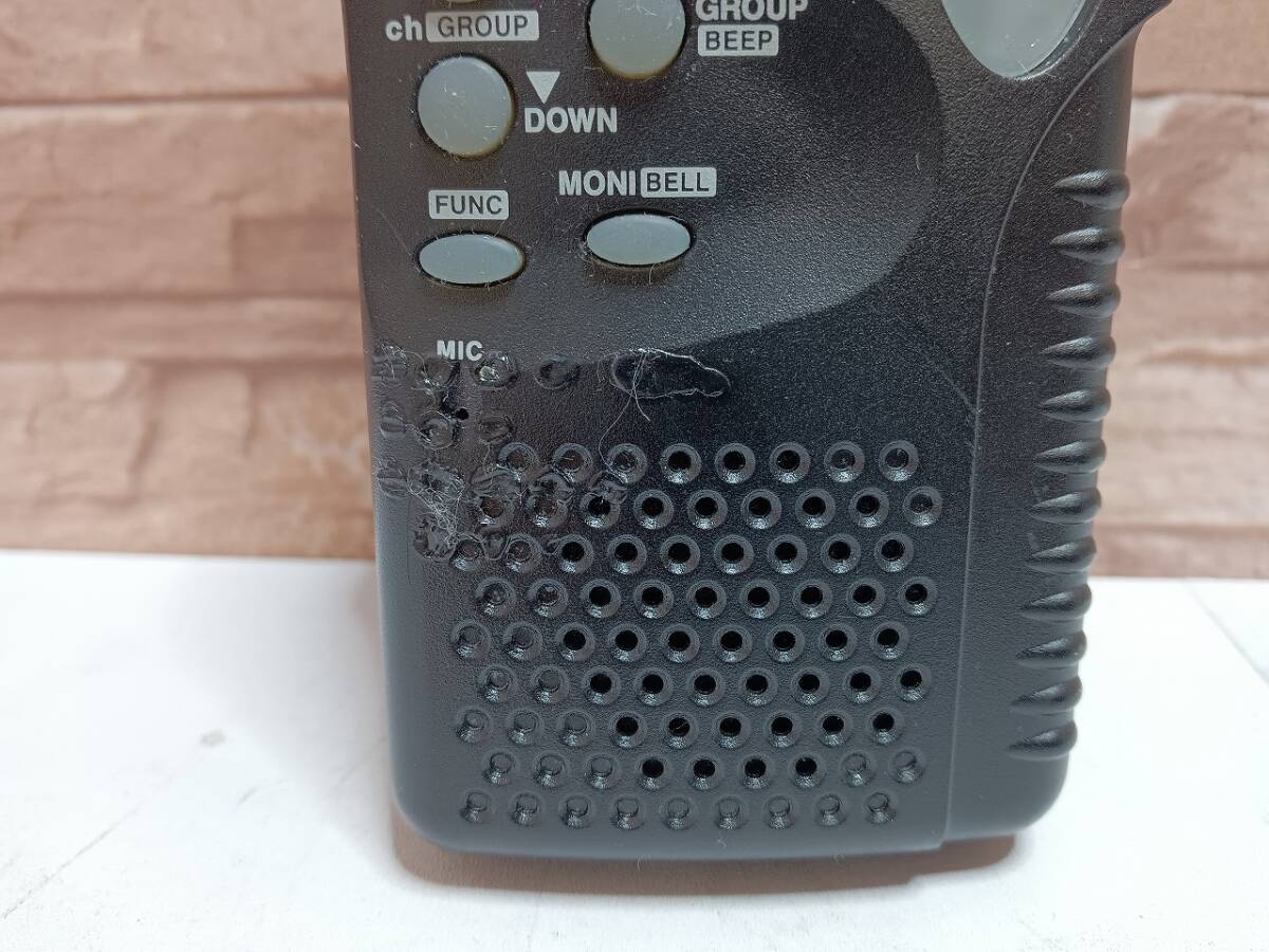 【通電確認済】ALINCO アルインコ 特定小電力トランシーバー DS-CH9 イヤホン付き 無線機 UHF FM TRANSCEIVER ブラック 黒の画像8