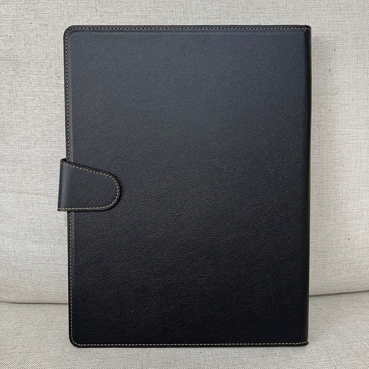 iPad レザーケース　9インチ　10インチ 黒　ブラック　タブレットケース　タブレットカバー