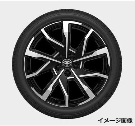 A　最終送料込み　TOYOTA ／トヨタ 60　プリウス PHEV 現行型　純正 19インチ アルミホイール　×　4本　1セット 19 × 61/2 J　5穴　_画像9