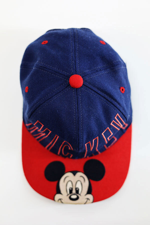 Used 80s-90s Tokyo Disney Land Mickey 6Panel Cap Size Free 古着_画像6