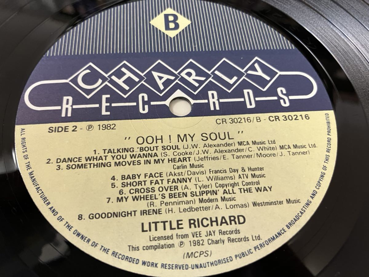Little Richard★中古LP/UK盤「リトル・リチャード～Ooh My Soul」_画像4