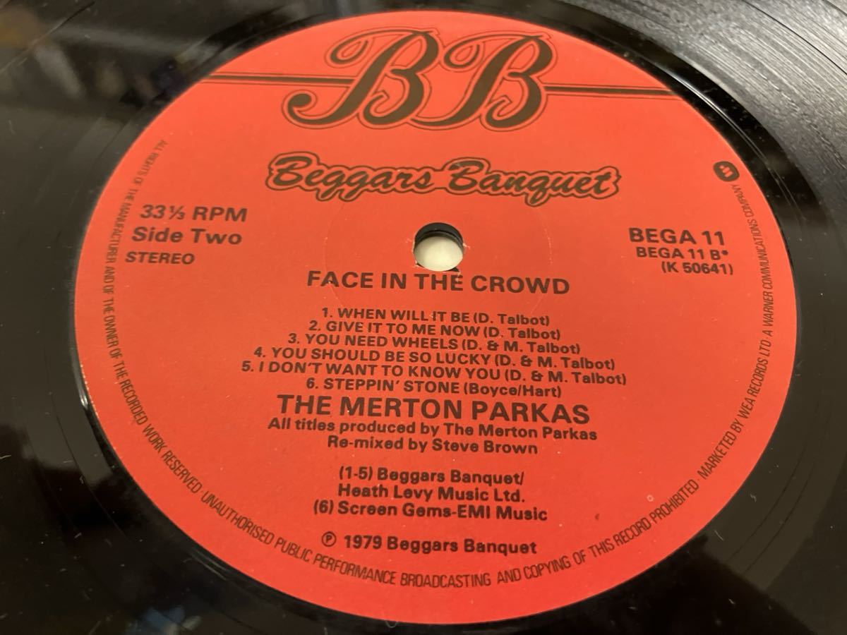 The Merton Parkas★中古LP/UKオリジナル盤「メルトン・パーカス～Face In The Crowd」の画像4