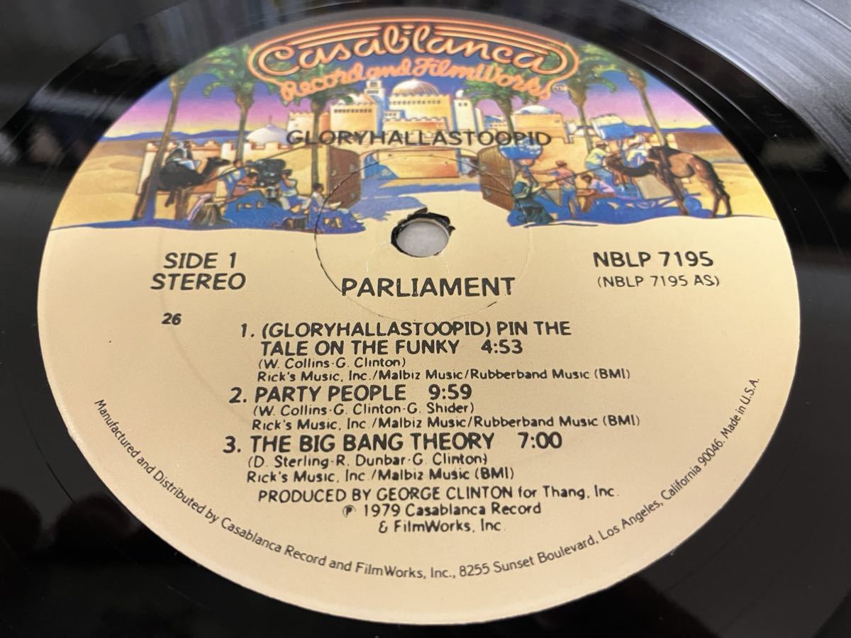 Parliament★中古LP/USオリジナル盤「パーラメント～Gloryhallastoopid_画像4