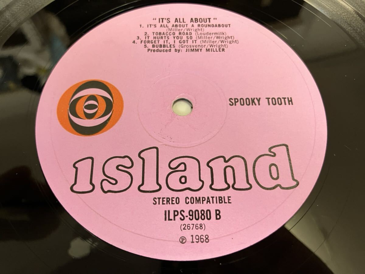 Spooky Tooth★中古LP/UKオリジナル盤1st Bull's Eye レーベル「スプーキー・トゥース～It's All About」_画像5