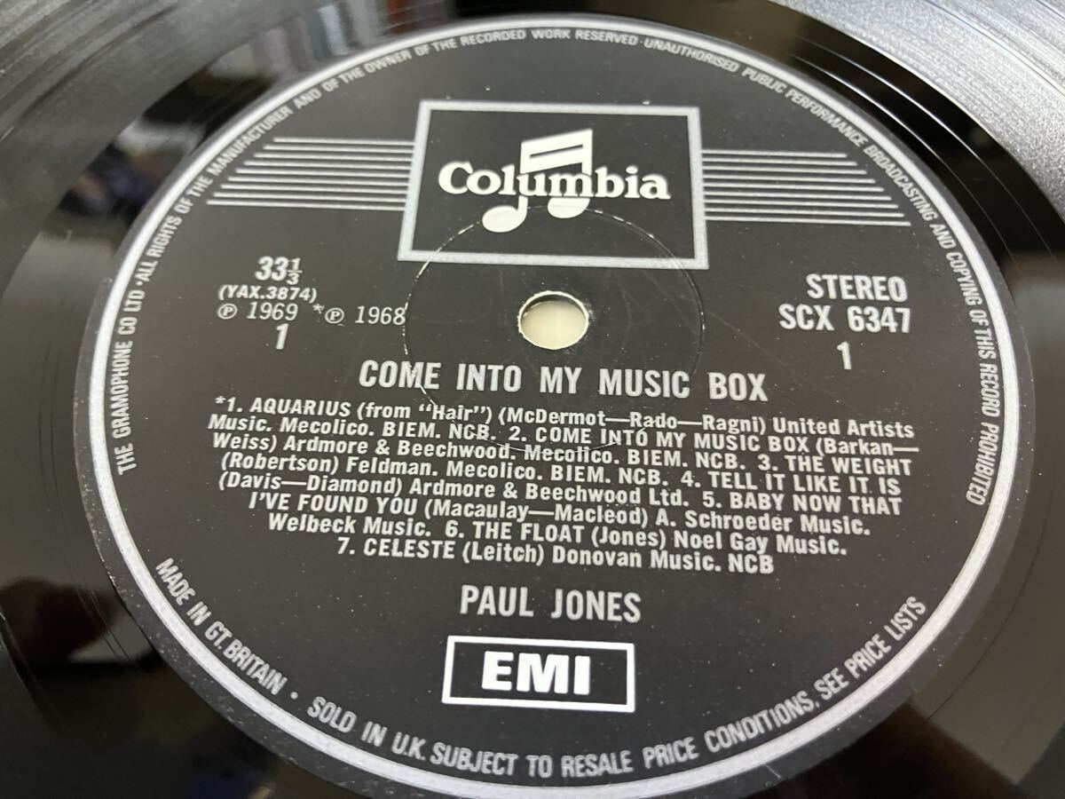 Paul Jones★中古LP/UKオリジナル盤「ポール・ジョーンズ～Come Into My Music Box」 _画像4