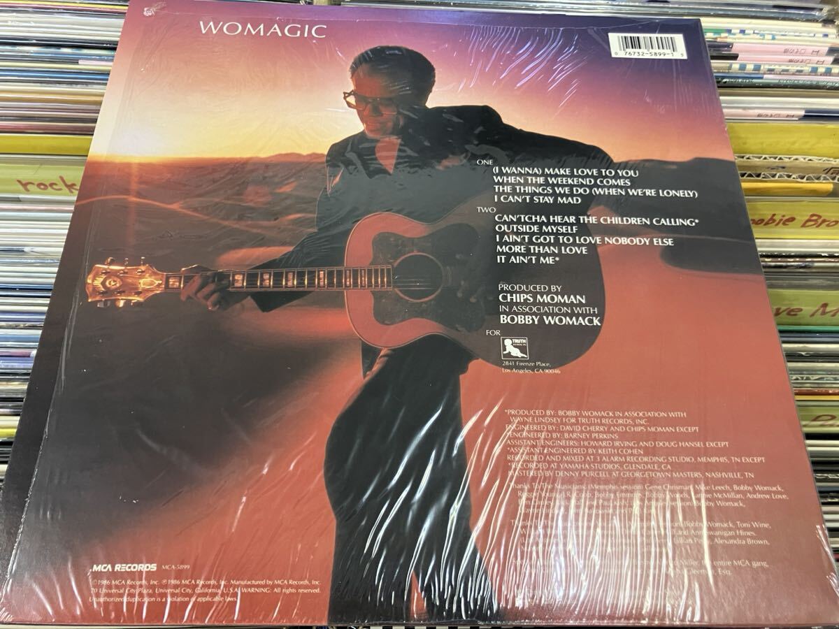 Bobby Womack★中古LP/US盤シュリンク・ハイプステッカー付「ボビー・ウーマック～Womagic」_画像2