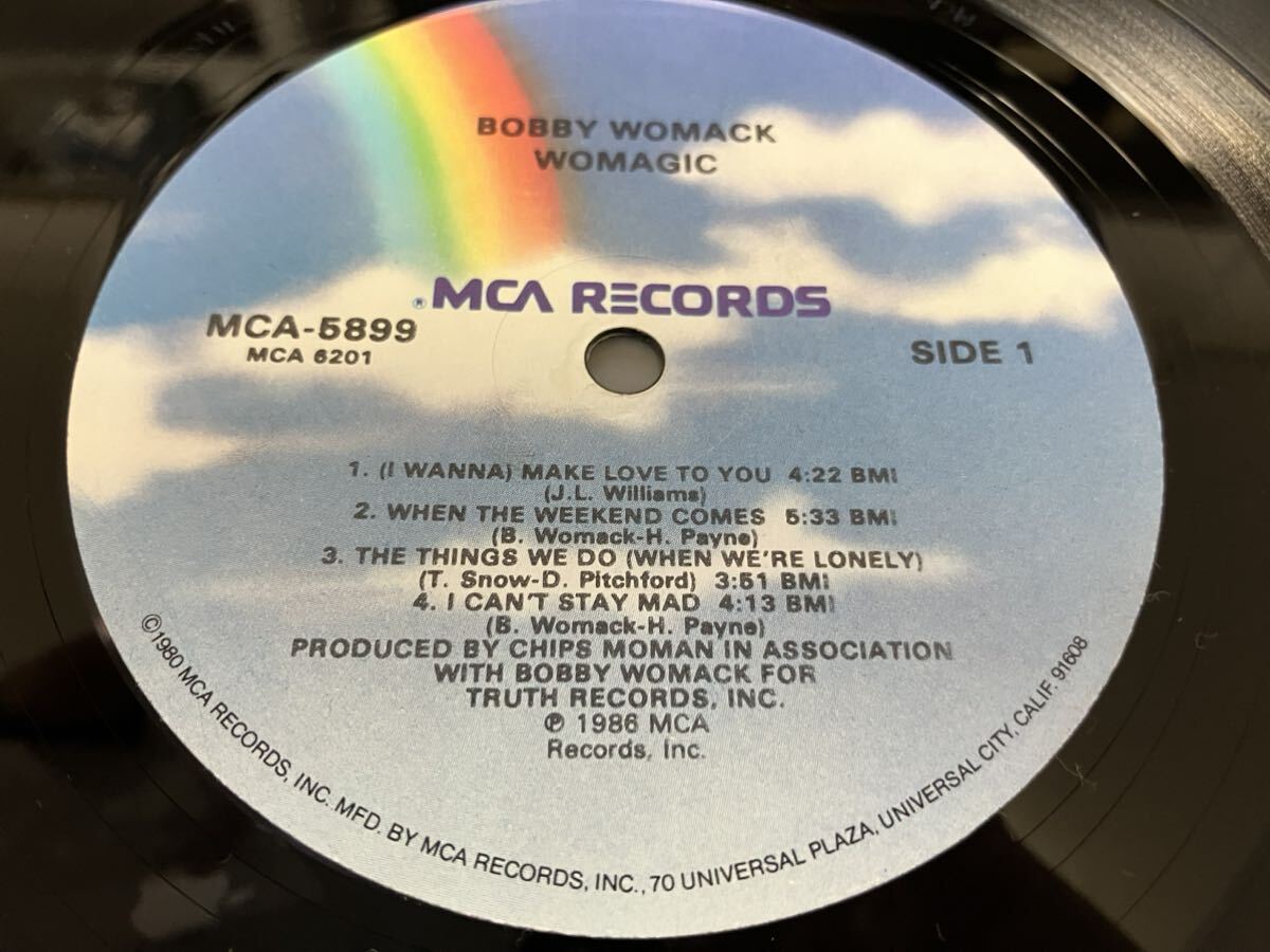 Bobby Womack★中古LP/US盤シュリンク・ハイプステッカー付「ボビー・ウーマック～Womagic」_画像3