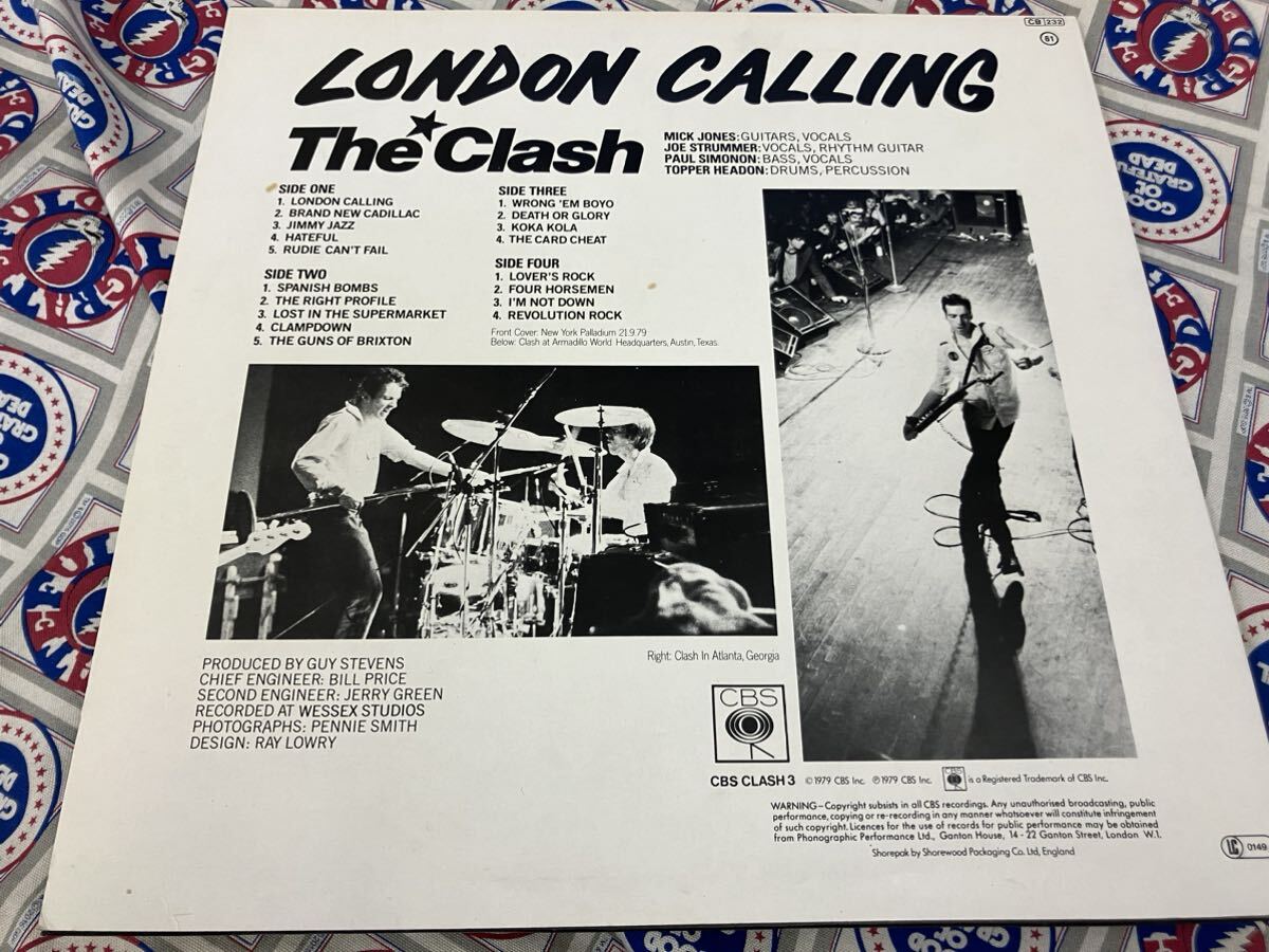 The Clash★中古2LP/UKオリジナル盤「クラッシュ～London Calling」 _画像2