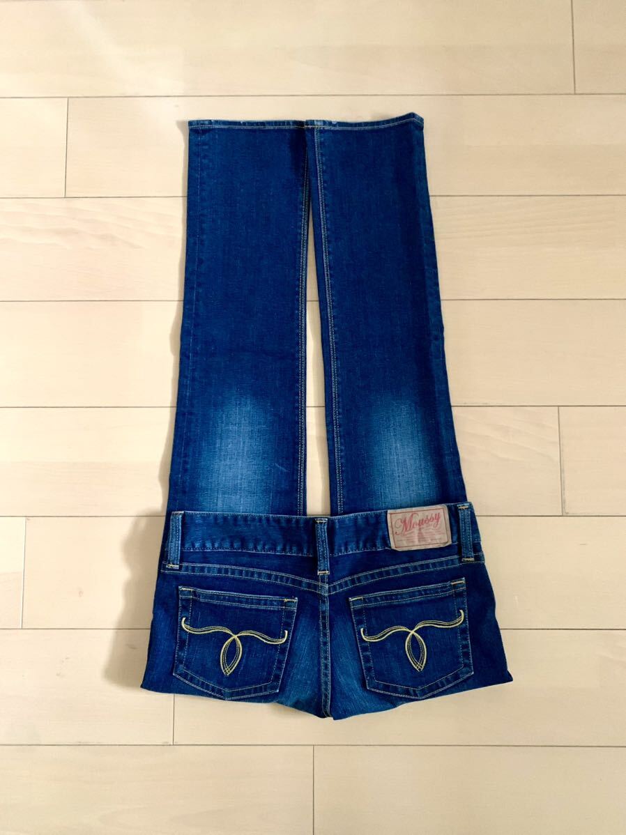 新品同様28インチ【MOUSSY】インディゴストレッチスキニーデニム　希少サイズ_画像7