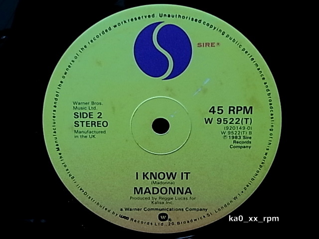 ★☆Madonna「Lucky Star (Full Length Version)」☆★_画像3