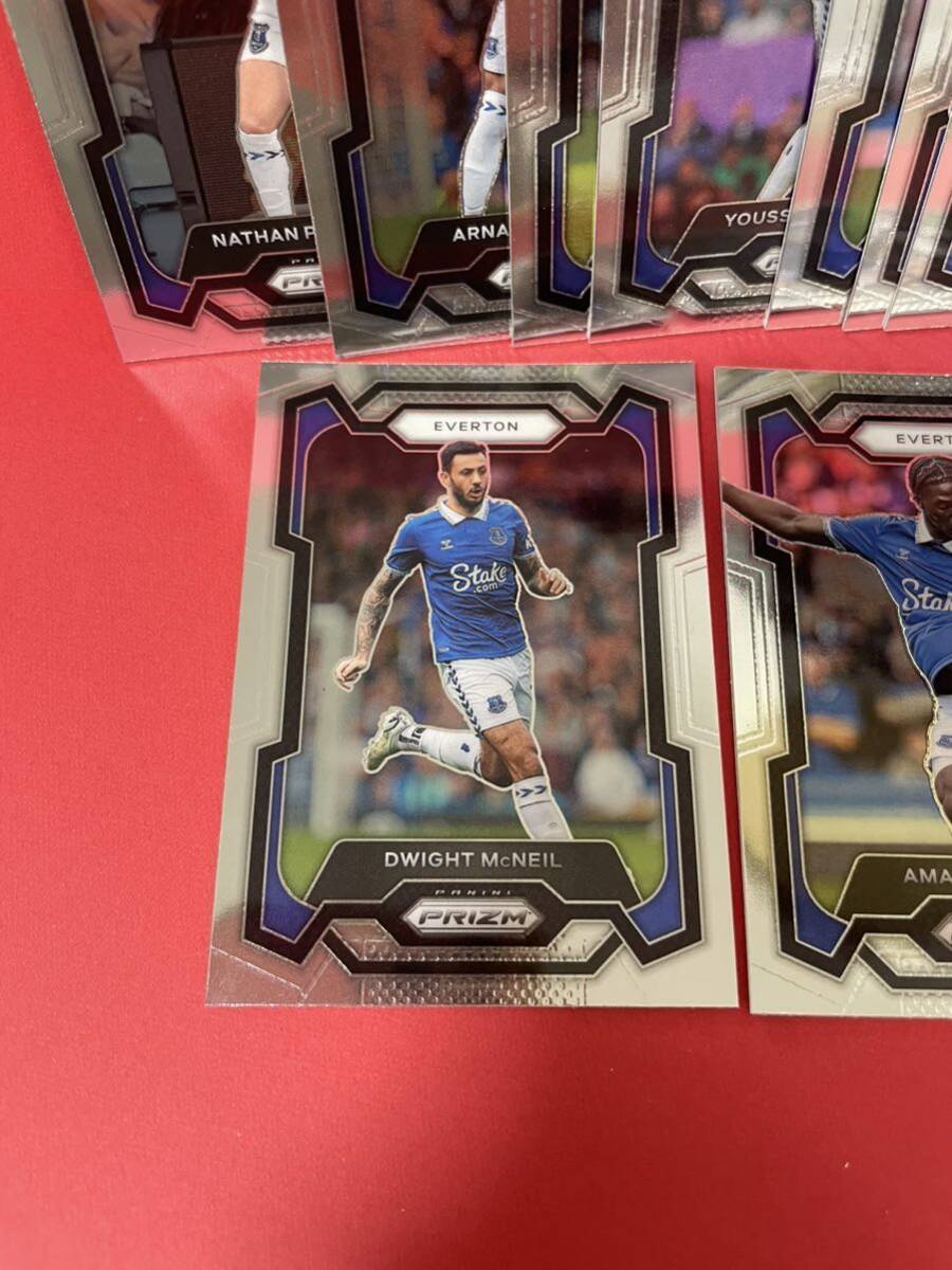 エヴァートン チーム選手コンプリートセット 2023-24 PANINI PRIZM PREMIER LEAGUE SOCCER HOBBY evertonの画像4