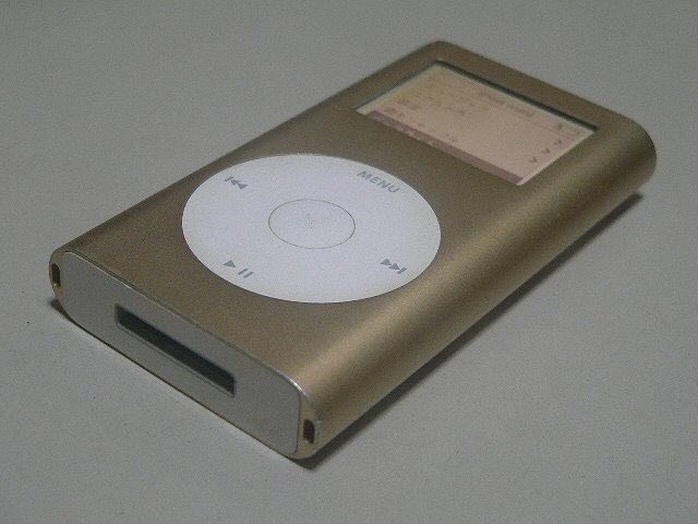 iPod mini A1051 4GB 第1世代 ゴールドの画像2