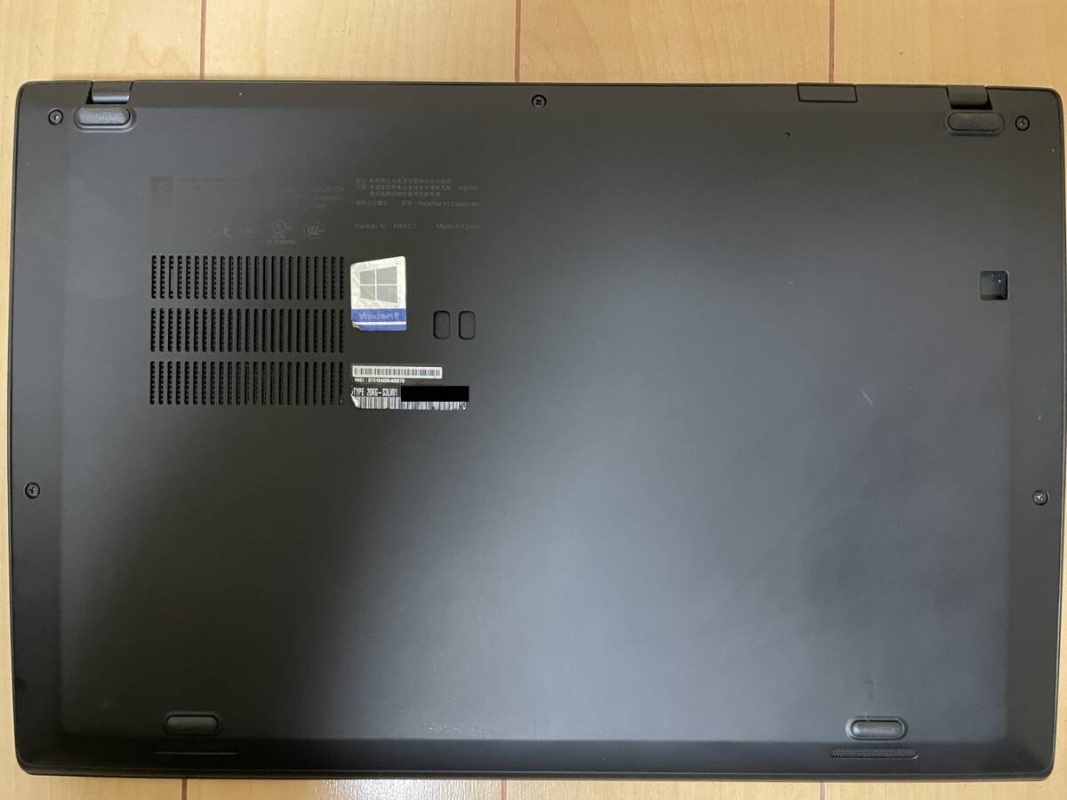 レノボ ThinkPad X1 Carbon Gen6 2018 i5-8350U/メモリ16GB/SSD256GB/14インチFHDタッチ液晶/LTE/Win10Pro_画像3