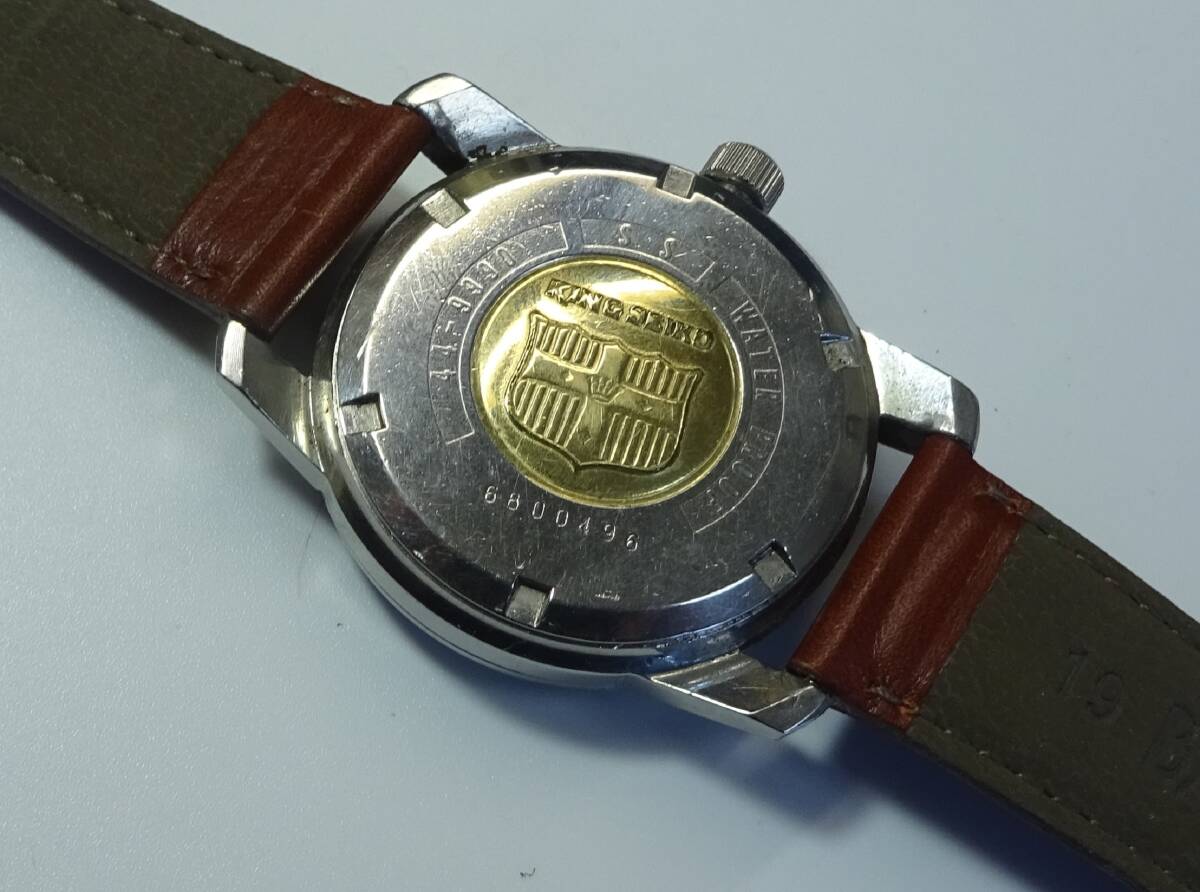 キングセイコーセカンド 44-9990 44KS 盾メダリオン 稼働品 手巻き 25石 メンズ KING SEIKO_画像9