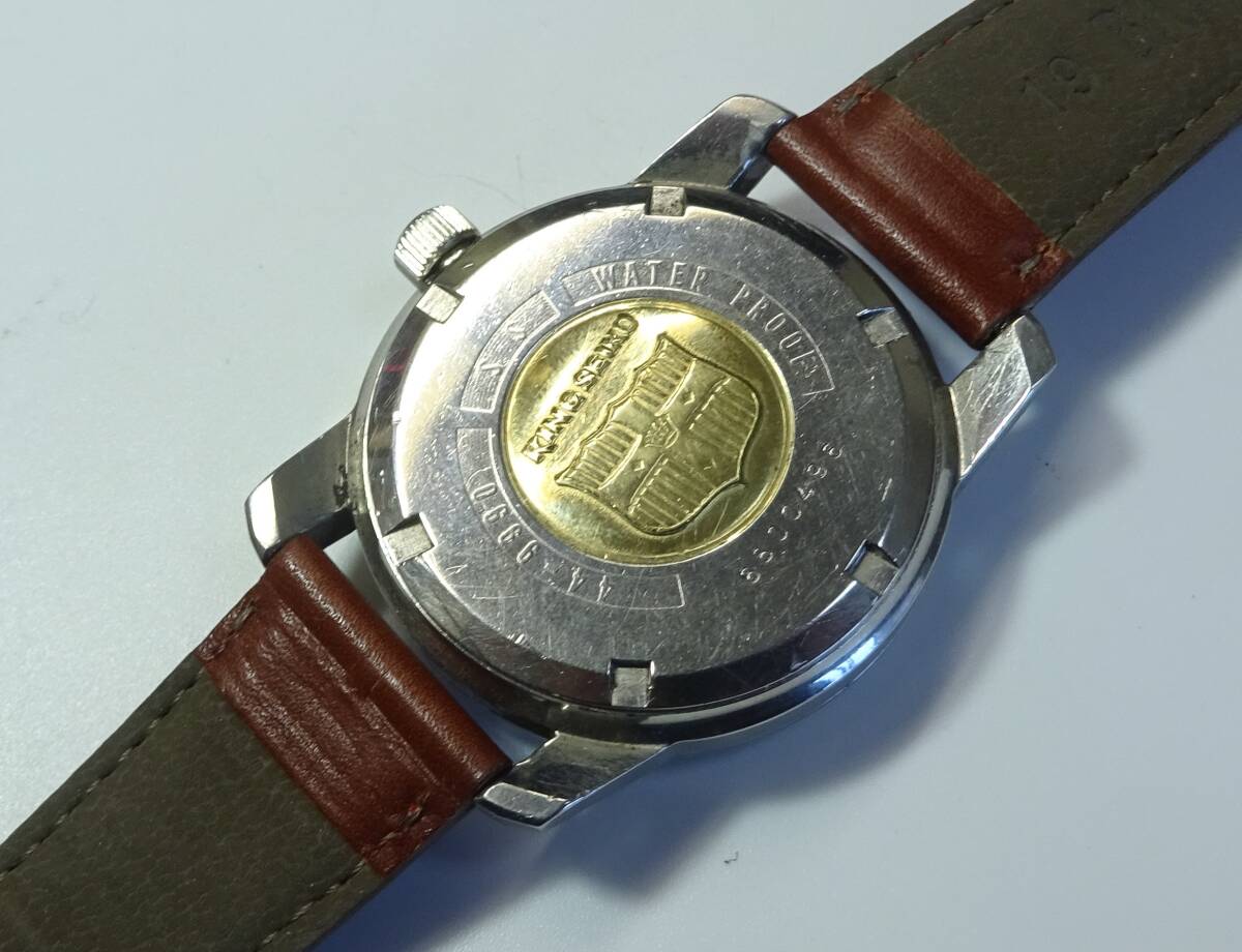 キングセイコーセカンド 44-9990 44KS 盾メダリオン 稼働品 手巻き 25石 メンズ KING SEIKO_画像3