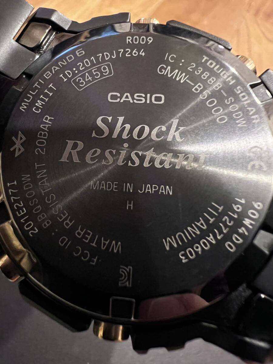 希少G-SHOCKGMW-B5000TB-1JR チタン フルメタル CASIO カシオ Gショック の画像3