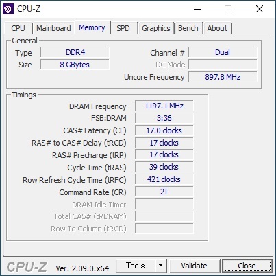 KINGSTON (CBD24D4U7S1ME-4) PC4-19200 (DDR4-2400) 4GB Dual Channel ★2枚組（計8GB）★の画像6