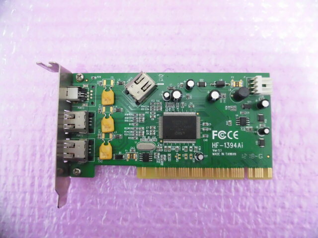 NB (HF-1394Ai) IEEE1394/FireWire拡張カード PCI ★4ピン端子対応 ロープロファイル専用★_画像1