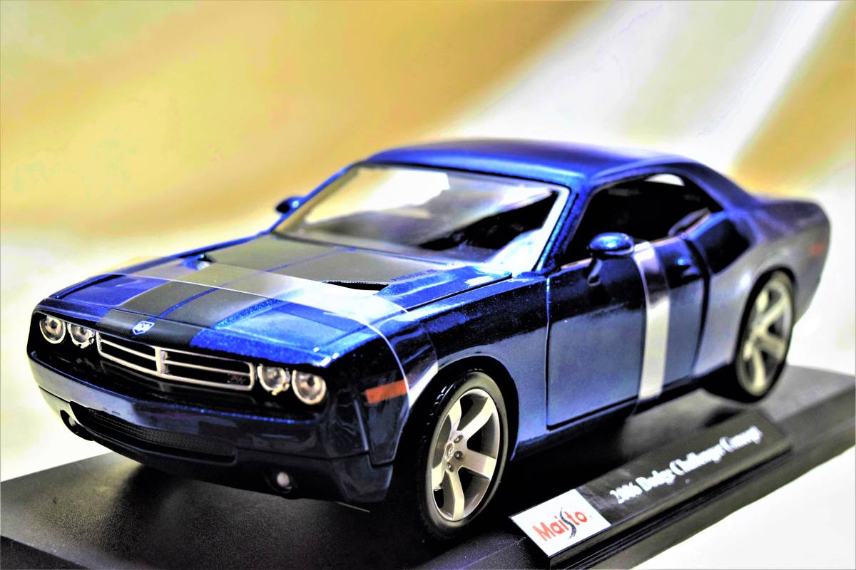 新品マイスト1/18【Maisto】■2006 Dodge Challenger Concept■BMW/フェラーリ/アウディ/ポルシェ/ランボル/ワーゲン/オートアート/京商/他_画像2