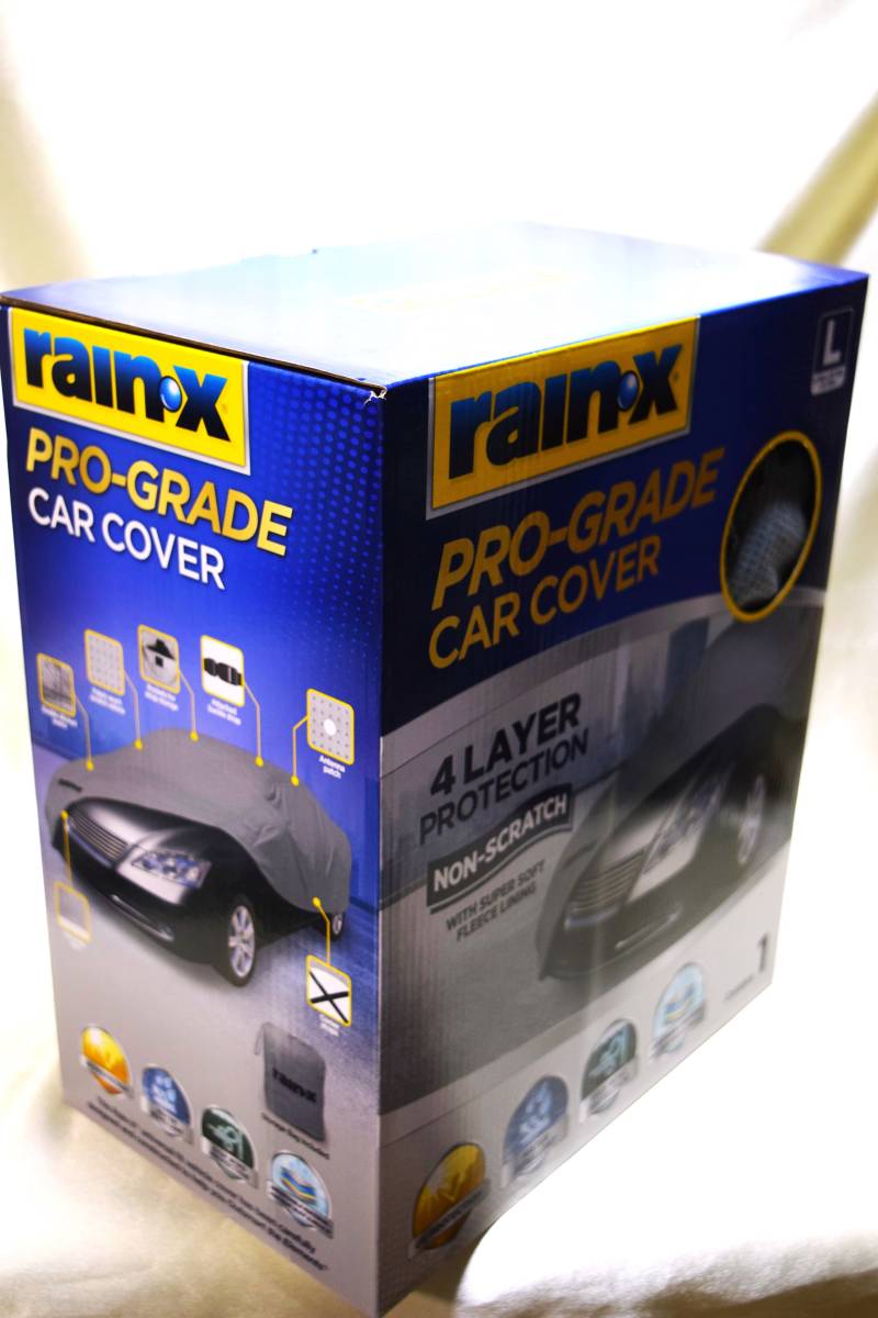 特売！■Prius/Juke/Civic/Capella/ek/Alto/デミオ■4層カーカバーボディカバー/オート自動車カバー【L】■RAIN-X _画像4