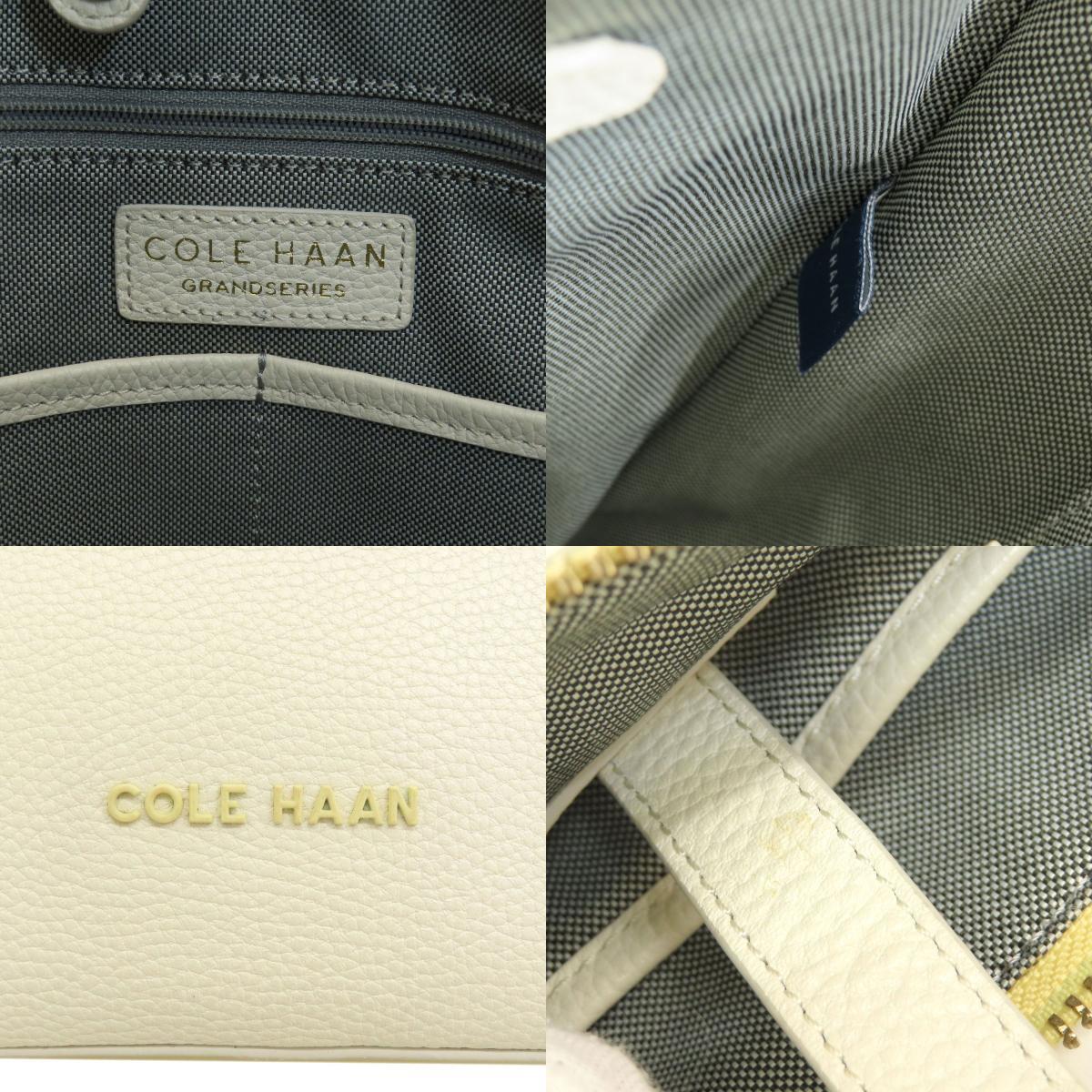 Cole Haan コールハーン ロゴ パイソン柄 リュック・デイパック レザー レディース 中古_画像6