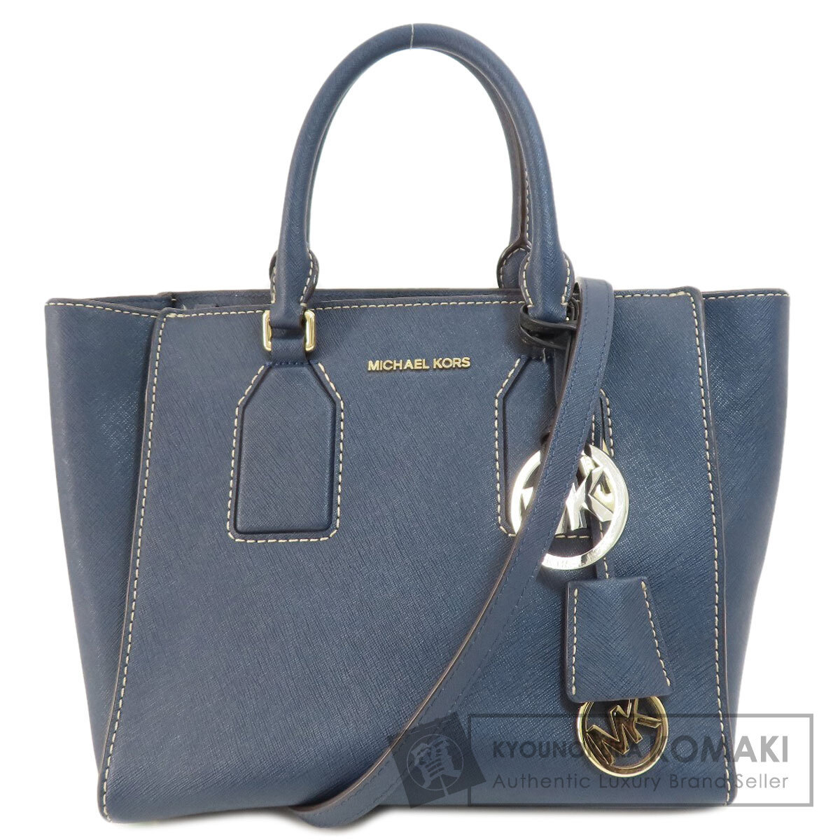 Michael Kors マイケルコース 2WAY ハンドバッグ PVC レディース 中古_画像1