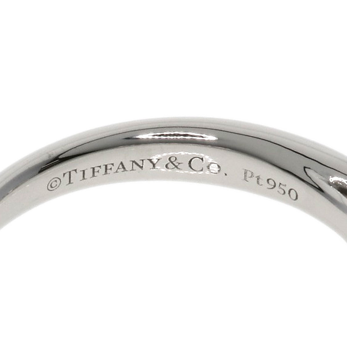 TIFFANY&Co. ティファニー ハーモニー ダイヤモンド D-IF-EX リング・指輪 プラチナPT950 レディース 中古_画像5