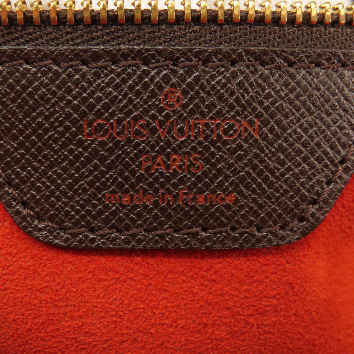 LOUIS VUITTON ルイヴィトン N51155 トリアナ ダミエ エベヌ ハンドバッグ ダミエキャンバス レディース 中古_画像6