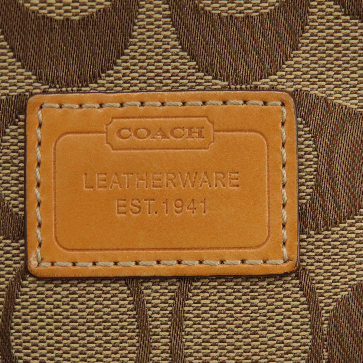 COACH コーチ 6451 ロングショルダー シグネチャー ショルダーバッグ キャンバス レディース 中古_画像7