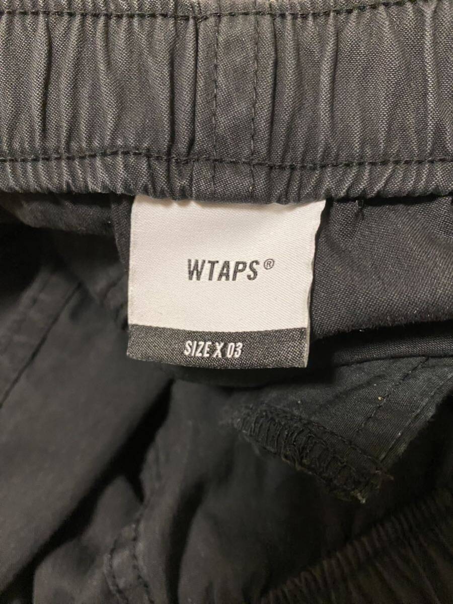 送料無料 WTAPS 18SS TRACKS TROUSERS NYCO WEATHER 黒 L パンツ ダブルタップス_画像6