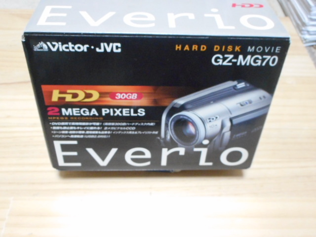 ビクター Victor デジタルビデオカメラ：ハードディスクムービー Everio「GZ-MG70」フルセット（動作美品：現状渡し）_画像7