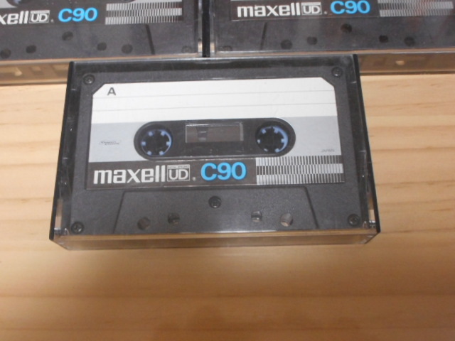 希少！ maxell カセットテープ UD-C90　5個セット (現状渡し）_写真流用