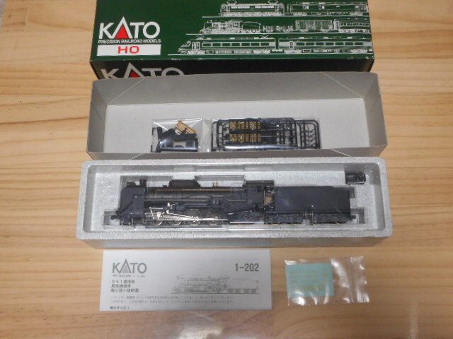 希少！鉄道模型：KATO HOゲージ 品番1-202「D51標準形」：（美品：現状渡し） _画像1