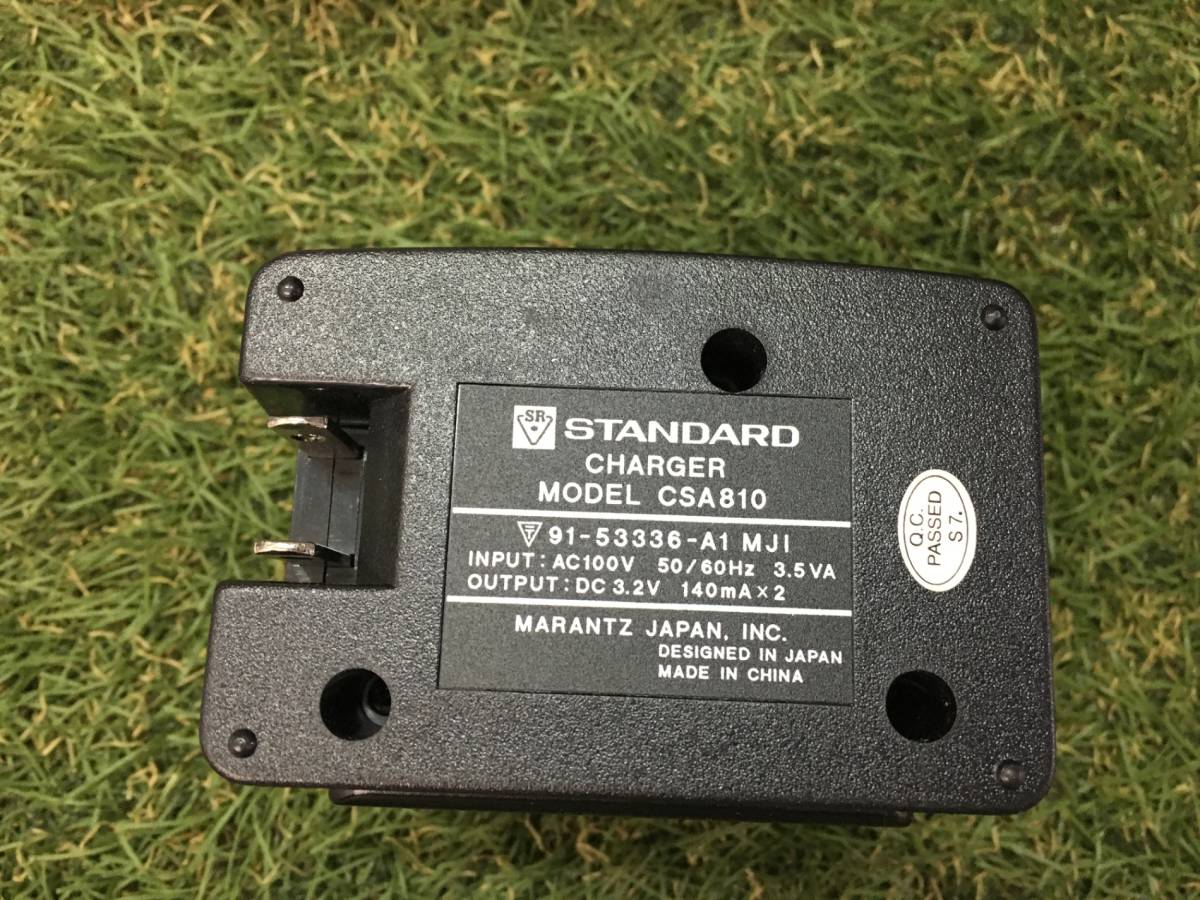 【中古品】STANDARD(スタンダード) 特定小電力無線電話装置 HX810+CHARGER CSA810　/　ITL38918JBA3　H43_画像6