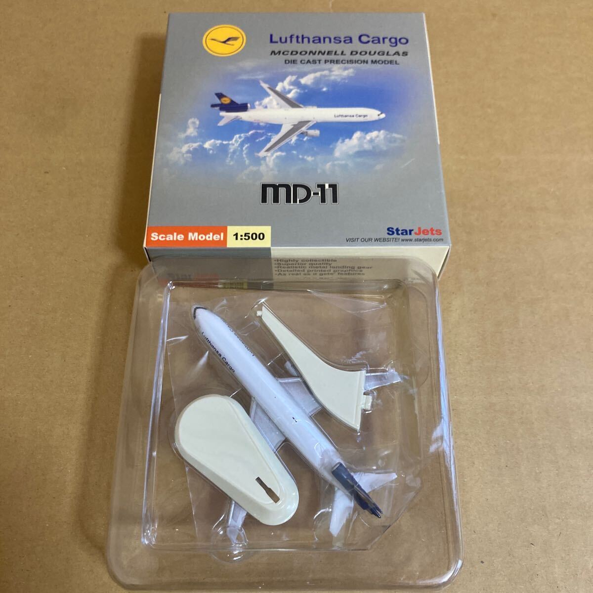 ■Star Jets 1/500 ルフトハンザ カーゴ MD-11 D-ALCN【中古品】■Lufthansa Cargo_画像9