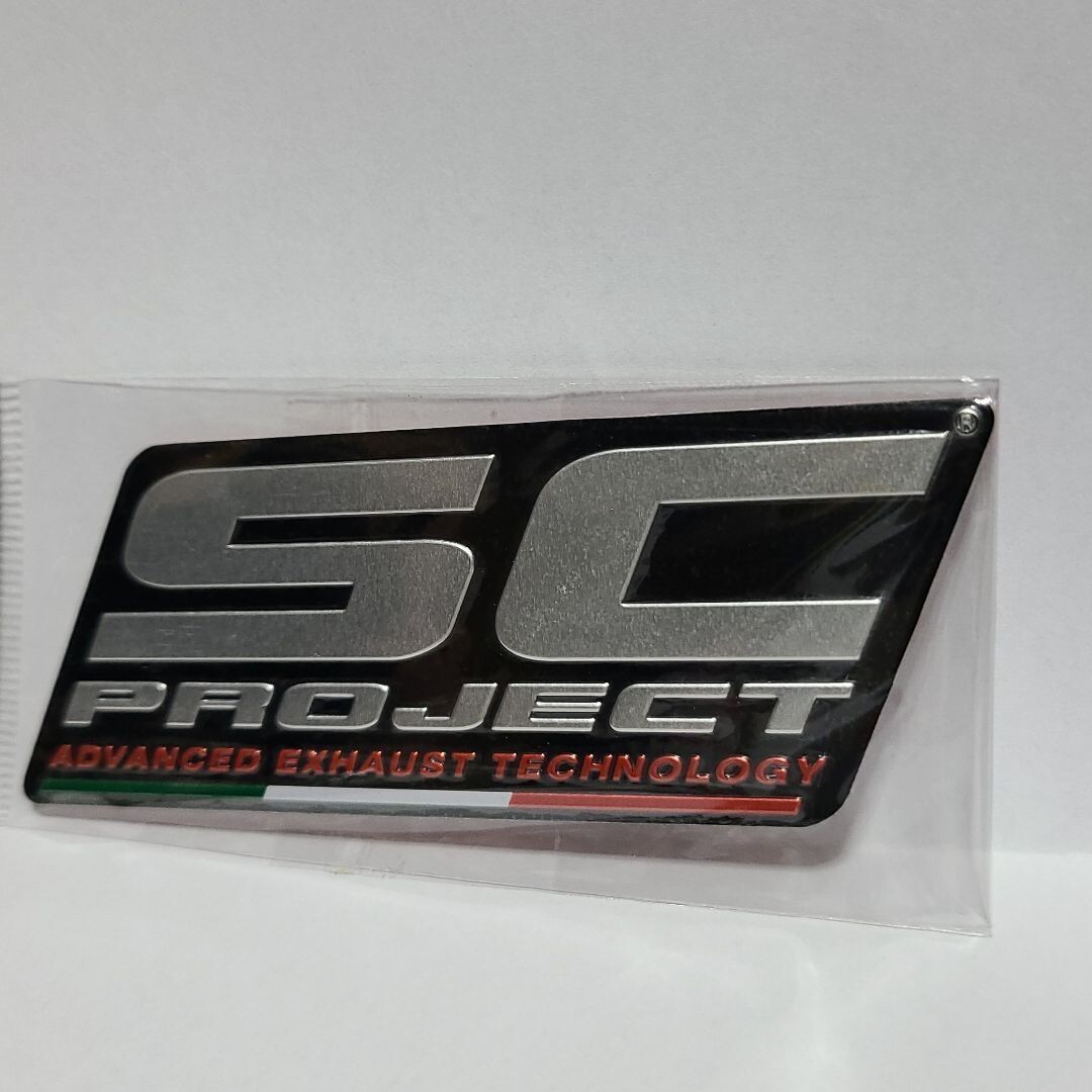 SC-PROJECT SCプロジェクト イタリア耐熱アルミステッカー 【即決】【送料無料】z_画像1