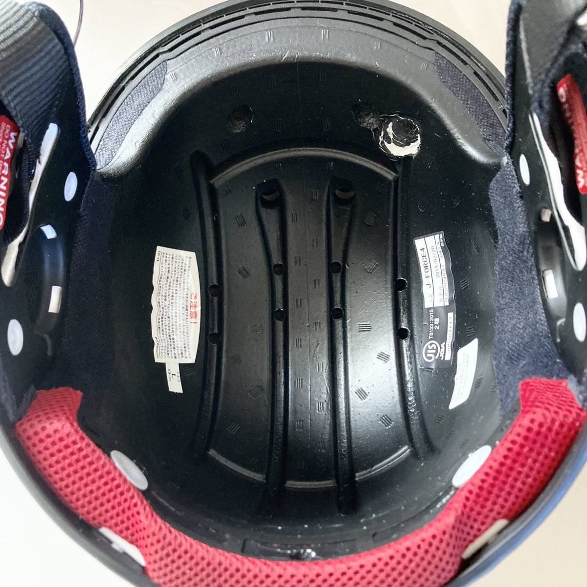 ショウエイ SHOEI ジェットヘルメット J-FORCE4 2019年 CJ-2 Lサイズ 59センチ ホワイト ブラック　_画像5