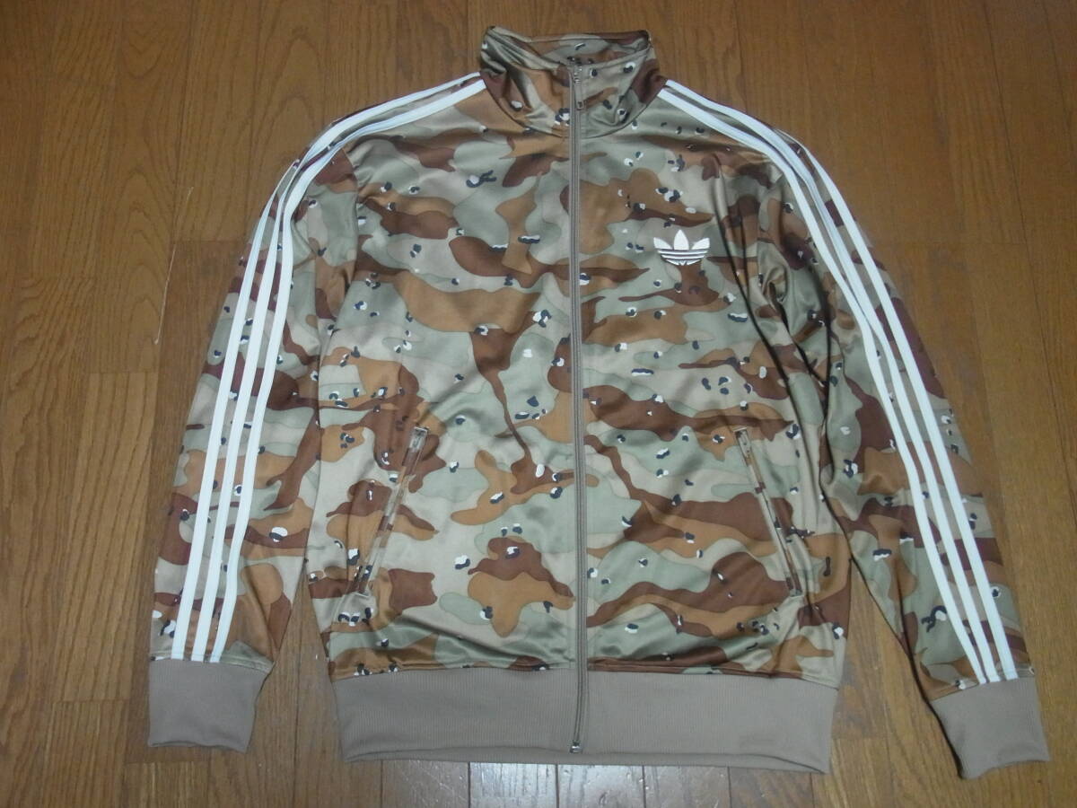 243-47/良品/adidas originals/アディダス オリジナルス/FIREBIRD/ファイヤーバード/デザートカモ/迷彩/トラックジャケット/O/XL_画像1