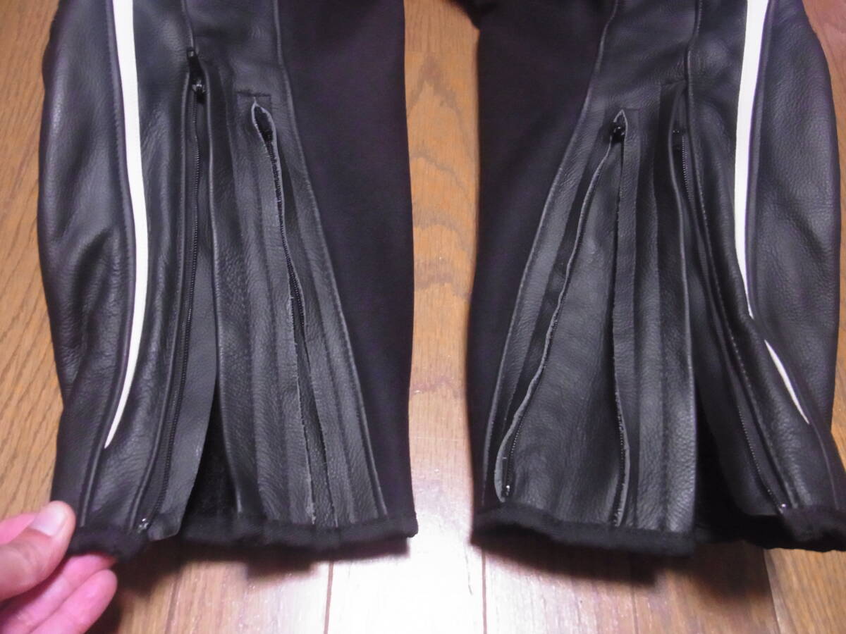 243-59/美品/DAINESE/ダイネーゼ/希少ショート/ DELTA 3 LEATHER PANTS/レザーパンツ/26/52相当_画像7