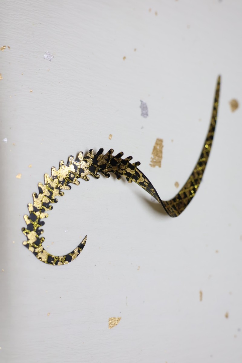 イカゲソ&海毛虫 鯛ラバネクタイ ショートカーリー25本の画像9