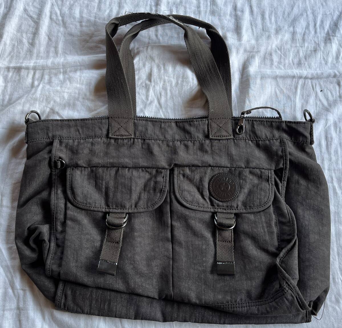 KIPLING Kipling плечо упаковка ручная сумочка нейлон довольно большой mesenja-